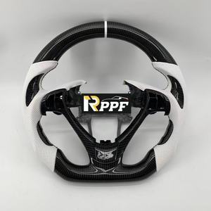 Volant en fibre de carbone véritable Rppf <span class=keywords><strong>100</strong></span>% avec LED pour Acura <span class=keywords><strong>TL</strong></span> 2009-2014 - Product Image 1