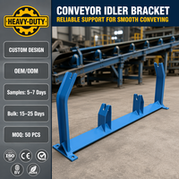 Support de montage de rouleaux pour cadre, support de rouleaux pour convoyeur, support de rouleaux pour convoyeur à bande