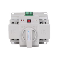 Contrôleur de commutateur de transfert automatique monophasé à double alimentation intelligent 2P 16A-63A ATS pour onduleur solaire et générateur CE/CCC