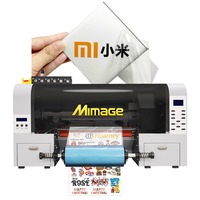 Petite machine d'impression UV tout-en-un pelliculage de film en feuille d'or 2 en 1 imprimante UV DTF d'autocollants en or A4 A3