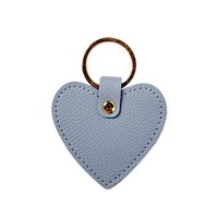 Porte-clés Cœur en Cuir Monogramme pour Filles, Anneau de Clés en PU, Pendentif en Cuir, Remplissage de Chaussette de Noël, Cadeau de Noël pour Ados