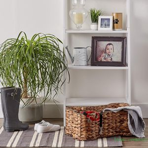 Eco-friendly Customized Rattan Boho <b>Wicker</b> Bone Shape Multifunction Storage <b>Basket</b> with Natural Material for Clothing Bulk Ecoka - Product Image 4