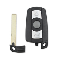 Housse de clé de voiture avec télécommande intelligente pour BMW série 1 3 5 6 E90 E91 E60 E70 X3 X5 Z3 CAS4 F 3 7 5 série E90 E92