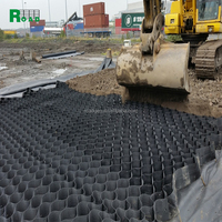 Géogrille en plastique alvéolé HDPE pour la stabilisation des sols, la pavage routier, les allées, les autoroutes et les voies ferrées - Conception industrielle