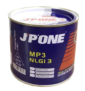 Jpone多用途锂润滑脂金属动物形状喷壶500克铁罐润滑脂