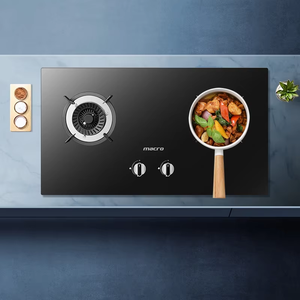 Modernes neuartiges Design Glas gasherd mit 2 Brennern Tragbares Fabrik küchengerät für den Hausgebrauch - Product Image 5