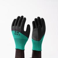 Gants de travail mécaniques antidérapants avec paume enduite de mousse de sable et de latex