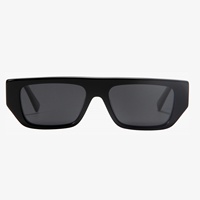 Lunettes de soleil polarisées carrées classiques rétro Lunettes en acétate personnalisées à la mode Lunettes de soleil unisexes à petite monture irrégulière TAC