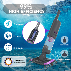 BN80Pro Aspirateur de <span class=keywords><strong>piscine</strong></span> <span class=keywords><strong>hors</strong></span> sol portable IPX8 Étanche <span class=keywords><strong>Balayeuse</strong></span> sans fil rechargeable automatique Durée d'exécution de 135 minutes - Product Image 4