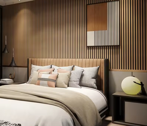 Hiện đại WPC Panel tường UV tấm đá cẩm thạch trong nhà hiện đại không thấm nước cách âm hấp thụ âm thanh tấm Tường cho phòng khách - Product Image 4