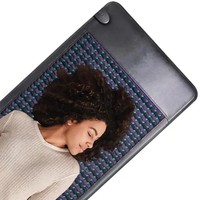 Estera de calefacción PEMF de energía de amatista de 250W, cama de fotones de terapia infrarroja con función de masaje para aplicación corporal