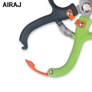 AIRAJ, <span class=keywords><strong>Mini</strong></span> tijeras portátiles ligeras para bonsái, hoja de acero inoxidable, herramienta de corte de poda e injerto de jardín con mango de plástico - Product Image 2