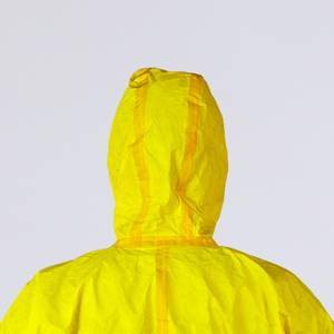 Combinaison de protection chimique industrielle jetable combinaison de protection jaune résistante aux produits chimiques - Product Image 3
