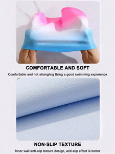 หมวกว่ายน้ำซิลิโคนแบบกำหนดเองพร้อม - Product Image 4