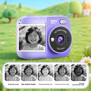 กล้องถ่ายรูปสำเร็จรูปสำหรับเด็ก สีฟ้า ซูม 16 เท่า พร้อมการ์ด MicroSD 32GB สำหรับเด็กอายุ 3 ปีขึ้นไป ของเล่นถ่ายภาพ - Product Image 2