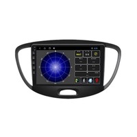 Lecteur DVD de voiture Android 8 cœurs 2.5D IPS à commande vocale pour Hyundai I10 2007 - 2013 6+128 Go GPS BT WIFI Radio stéréo FM