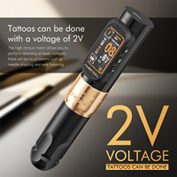 Machine à tatouer sans fil Ambition Sally 270 avec course réglable de 2,0 à 3,5 mm pour maquillage permanent des sourcils, des yeux, des lèvres et du cuir chevelu