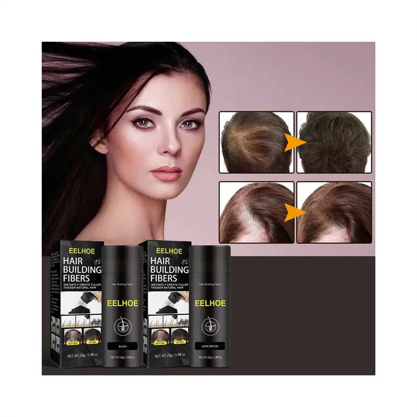 Wholesale professional keratin hair building fibers hold spray fiber for men's hair care products