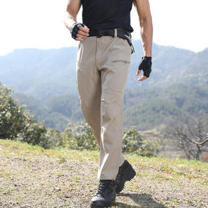 Pantalon cargo tactique léger de printemps et d'automne pour hommes, extensible et décontracté, randonnée à jambe droite et taille moyenne - Product Image 6
