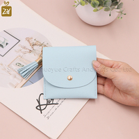 Porte-cartes de crédit en similicuir simple Pochette portefeuille à glands fantaisie Étui de transport portable pour cartes et pièces de monnaie