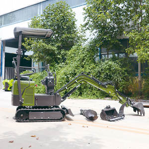 Mini Excavadora de 1 Tonelada, Pequeña Excavadora de Orugas Compacta para Jardín, Granja y Construcción, Motor y Bomba Koop, Fábrica OEM/ODM - Product Image 3