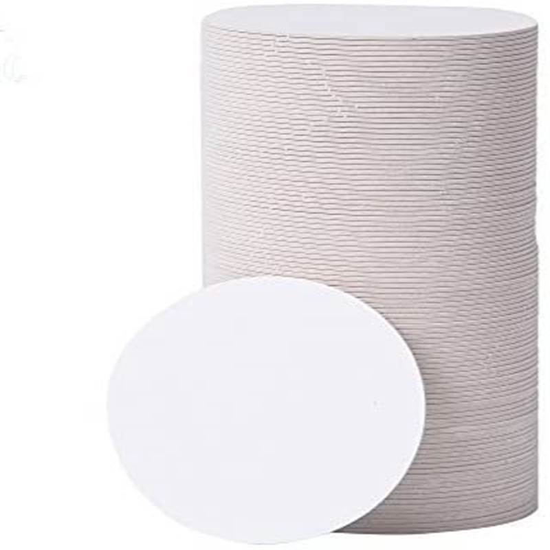 Coasters White Blank Bulk Set Eco-friendly Drinks Mug Water Cup Custom Paper Coasters