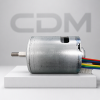 Motor BLDC Rotor Dalam BL5265 Diameter 52mm Poros Berulir Sensor Hall Kontrol Kecepatan PWM untuk Mesin Pemotong Rumput Robot Pompa Mikro