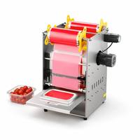 Semi-automatische traysealmachine voor vers fruit, groenten en voedselverpakkingen, handmatige tafelmodel traysealer