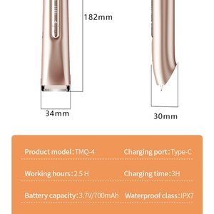 Depiladora Eléctrica 2 en 1 para Bikini, Recortadora de Vello con Doble Cabezal para Mujer, Axilas, Piernas, Brazos, Cuerpo y Rostro - Product Image 6