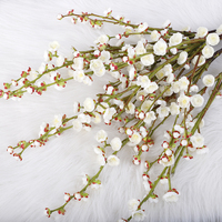 Branches de fleurs artificielles à tiges longues pour arrangements floraux, décoration de fleurs de prunier pour la maison, les centres de table de mariage et la décoration