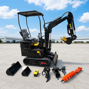 Mini Excavadora de 1 Tonelada, Máquina Pequeña para Excavación Agrícola en Terrenos Agrícolas - Product Image 3