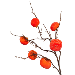 Frutta artificiale falsi cachi decorazione per la casa <span class=keywords><strong>piante</strong></span> fiore artificiale fabbrica all'ingrosso verdure artificiali - Product Image 6