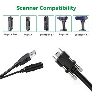 Cable de Datos de Plástico Creality de 4.5m para Escáner 3D Raptor, Raptor Pro, Raptor X, Sermoon S1, Sermoon X1 - Product Image 3