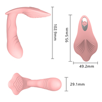 Fernbedienung Sexspielzeug im Freien tragbar in Höschen G-Punkt Vibrator Mädchen mit tragen vibrierenden Höschen für Männer