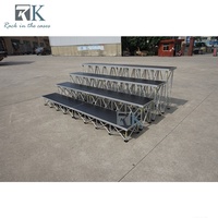 Plateforme de Scène Portable en Aluminium Facile à Transporter pour Chorales - En Promotion