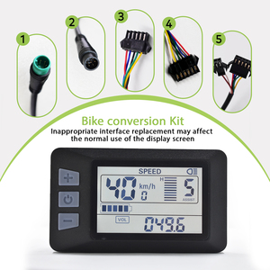 Bộ chuyển đổi xe đạp điện P3H [Haytrix] với màn hình màu trung tâm, sạc USB dọc, đồng hồ tốc độ hoạt hình, dành cho xe đạp béo - Product Image 2