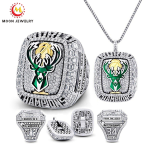 Bague de championnat de basketball personnalisée 2026, bague de championnat des Milwaukee Bucks <span class=keywords><strong>2021</strong></span>, bague de championnat de football américain personnalisée - Product Image 6
