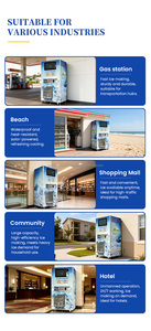 Ice Vending Machine Commercial Ice Maker Station Outdoor Ice Vending Kiosk Integrated Ice Maker and Vending, 24H Smart Ice Stat - Product Image 5
