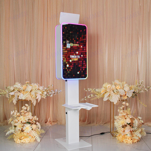 New gương màn hình cảm ứng hình vuông <span class=keywords><strong>Photo</strong></span> Booth DSLR ma thuật Selfie <span class=keywords><strong>Photo</strong></span> Booth máy với máy in đứng cho đám cưới và các bên - Product Image 5