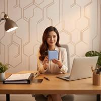 Dompet Minimalis Terlindungi dengan Kantong Koin Kancing Tekan