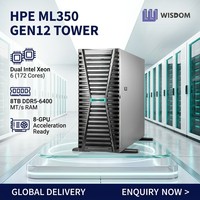 Serveur tour HPE ProLiant Compute ML350 Gen12 neuf, double processeur Intel Xeon Scalable, DDR5, serveur tour pour l'apprentissage profond et l'IA avec GPU