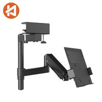 KHCOOHOO Invertible Laptop Cantilever Bevestiging 14"-17" 9kg Gasveer Verstelbare Monitorstandaard met 45 Graden Kantelfunctie