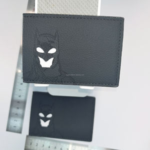 Avrupa amerikan gençlik ince sınır ötesi tasarım ile kart tutucu erkek deri yatay cüzdan promosyon ve iş hediye - Product Image 3