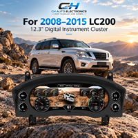 Pour Toyota Land Cruiser LC200 2008-2015, tableau de bord numérique 12,3 pouces