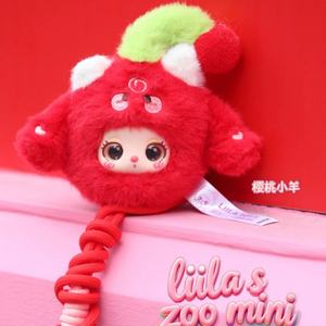 Authentique Baby Three 12 pièces/ensemble <span class=keywords><strong>Lila</strong></span> Zoo Mini téléphone portable avec cordon, boîte mystère unisexe, pendentif pour sac, boîte mystère - Product Image 6