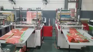 Bottom Seal Bag Cutting Machine LQ-800 Double Layers Bottom Sealing Poly Bread Bag Cutting Machine