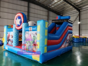 Château gonflable pour enfants sur le thème des héros de film, en PVC commercial, pour location événementielle, château gonflable d'extérieur, maison de <span class=keywords><strong>jeu</strong></span> pour enfants - Product Image 3
