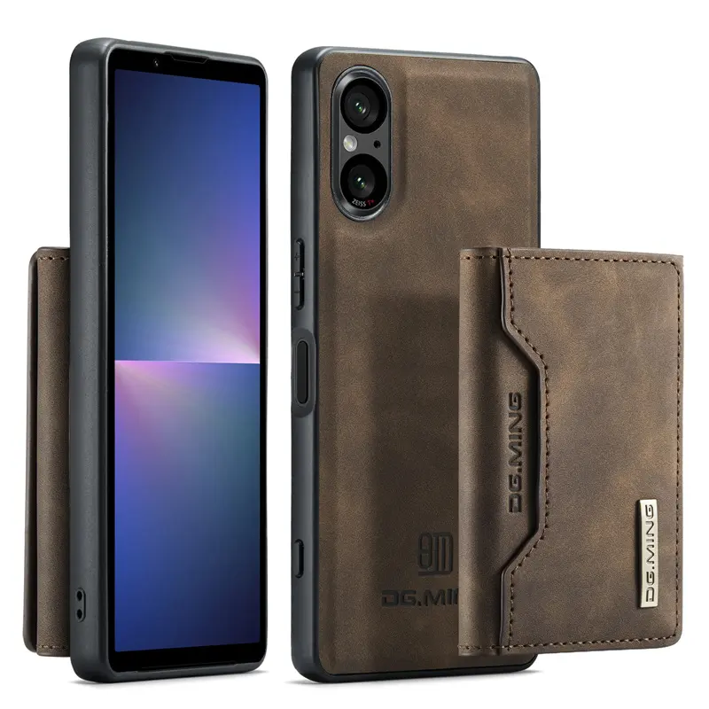 For Sony Xperia 5 V 5th Gen Xperia5 Back Cover Original DG. MING M2 Magnetic Detachable Wallet Leather Holder Phone Case Factory