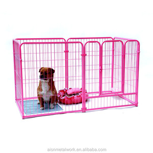 pink dog pen