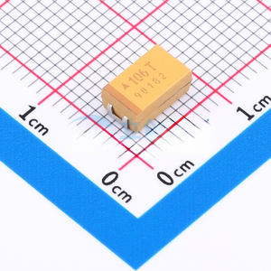 TAJD106K050RNJ 10UF 50V Série TAJ Condensateur au tantale Boîtier moulé 10 Tolérance Faible ESR Pour Circuits de gestion de l'alimentation - Product Image 1